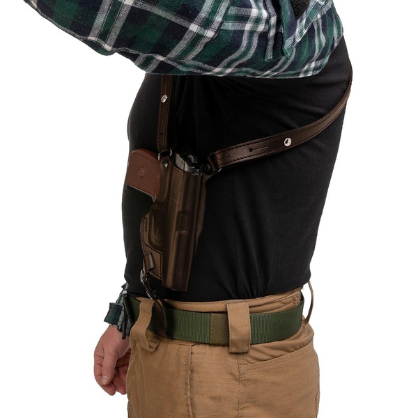 Кобура Helios опер. под ПМ вертик. с запасной обоймой ПМ (HS-ОК-1-Нч) черный