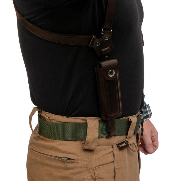 Кобура Helios опер. под ПМ вертик. с запасной обоймой ПМ (HS-ОК-1-Нч) черный