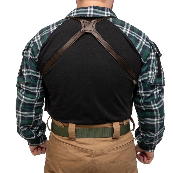 Кобура Helios опер. под ПМ вертик. с запасной обоймой ПМ (HS-ОК-1-Нч) черный