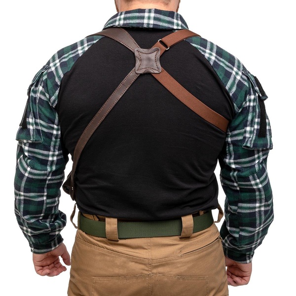 Кобура Helios опер. к ПМ с з/о на кобуре (HS-ОК-24к) коричневый