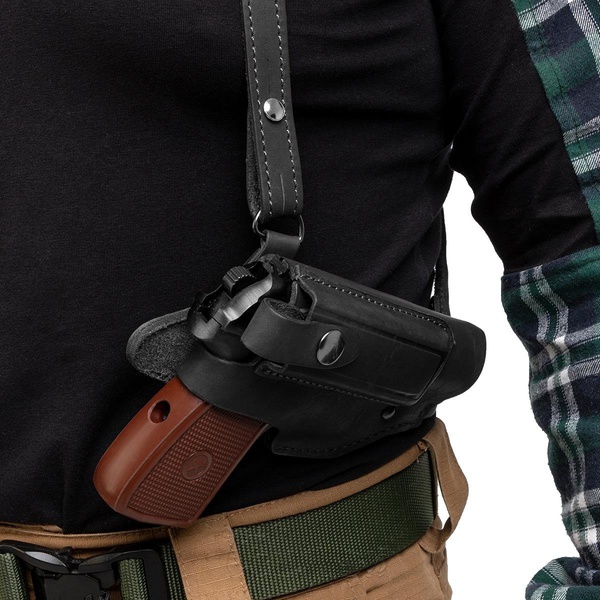 Кобура Helios опер. к ПМ с з/о на кобуре (HS-ОК-24ч) черный