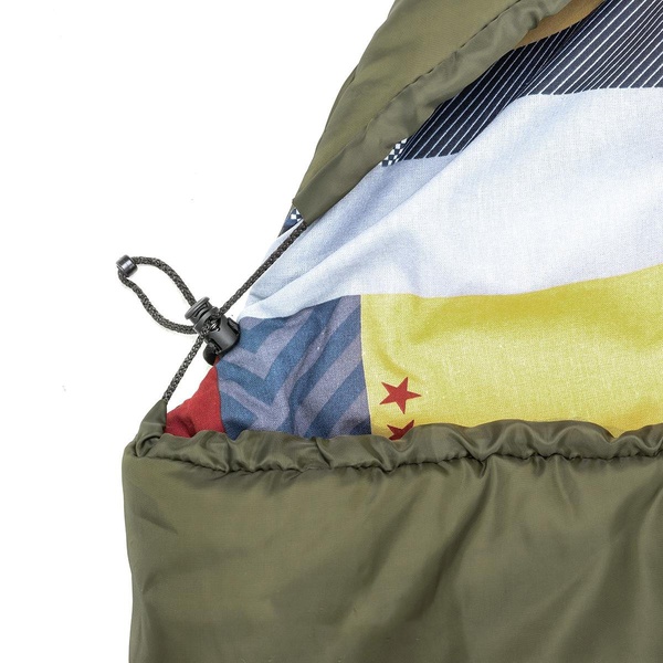 Спальный мешок Helios Olympus Wide Plus 300 зеленый/город