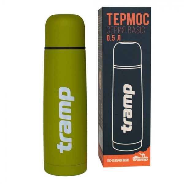 Термос Tramp Basic оливковый, 0,5 л