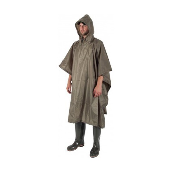 Накидка-дождевик Helios Пончо PU 5000 хаки