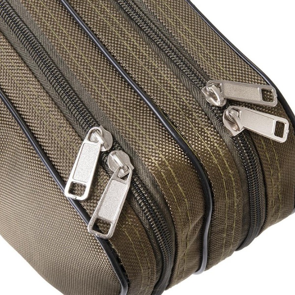 Чехол Nisus N-140-K для спиннинга с катушкой хаки, 140 см