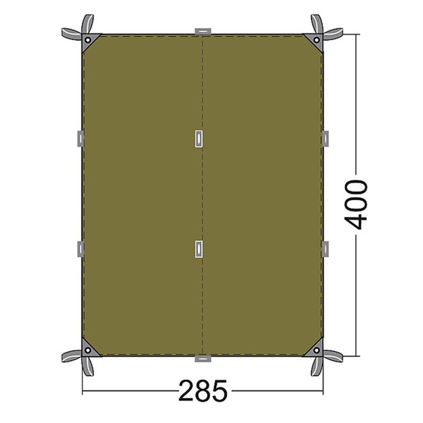 Тент Tatonka Tarp 4 light olive