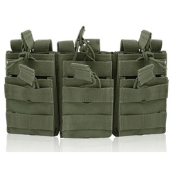 Подсумок Airsoftopt Molle тройной (открытый)