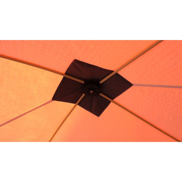 Палатка для зимней рыбалки Пингвин MrFisher Лонг 290 (каркас композит) Бело-оранжевый