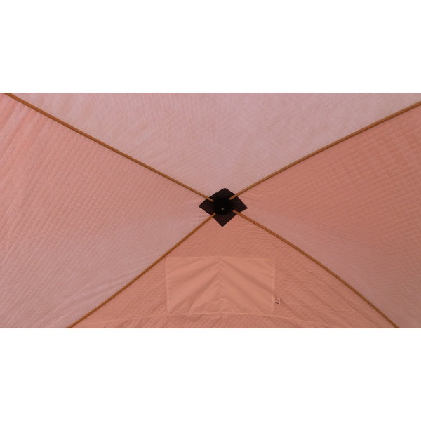 Палатка для зимней рыбалки Пингвин MrFisher Лонг 290 (каркас композит) Бело-оранжевый