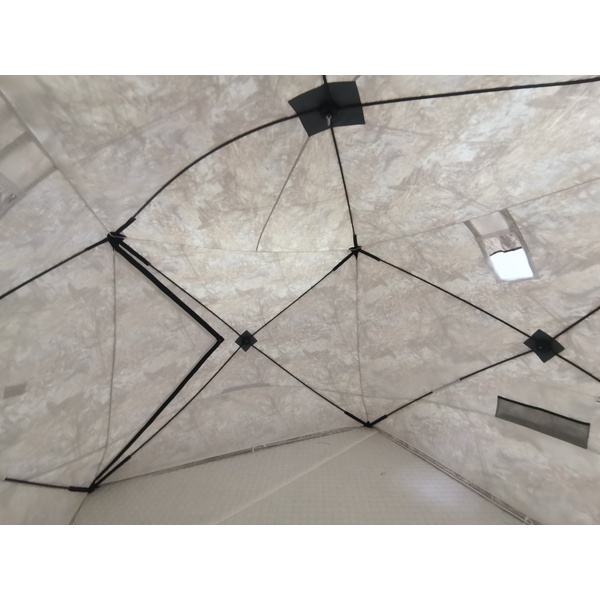 Палатка для зимней рыбалки Пингвин MrFisher Лонг 290 (каркас композит) Камуфляж