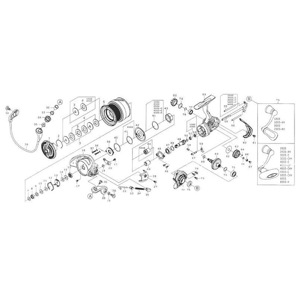 Катушка Daiwa 20 Fuego LT 2000