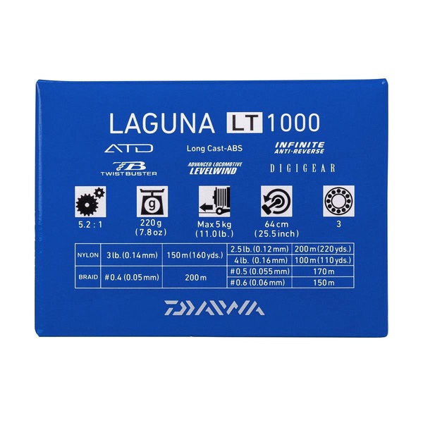 Катушка Daiwa 20 Laguna LT 1000