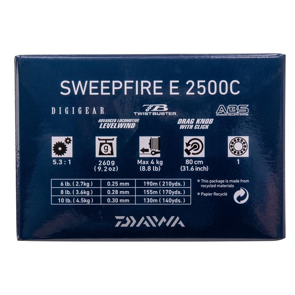 Катушка Daiwa Sweepfire E 2500-C