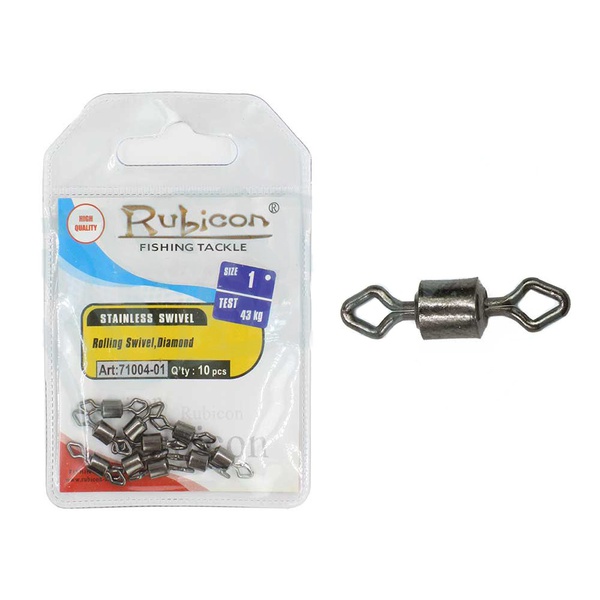 Вертлюг Rubicon Diamond Eye X-Pattern (71004) № 8 тест 14 кг
