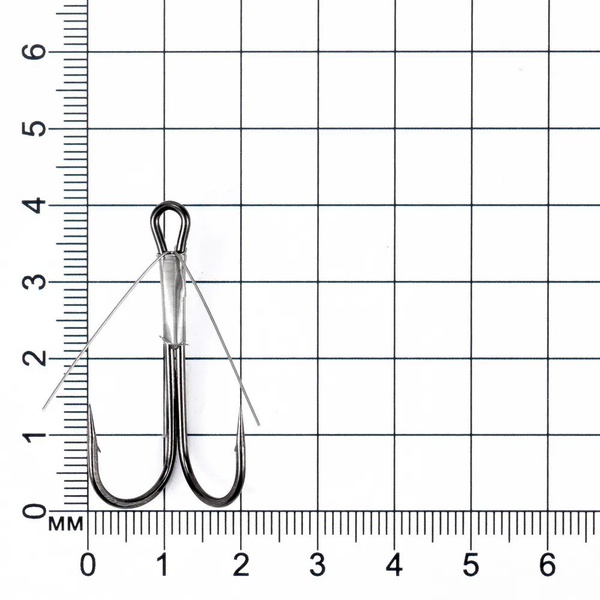 Крючок-двойник незацепляйка KOI Weedless Double Hook (BN, 5 шт) размер 1