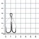 Крючок-двойник незацепляйка KOI Weedless Double Hook (BN, 5 шт) размер 1. Фото 2