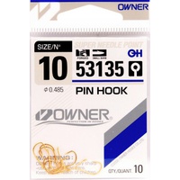Крючок Owner Pin Hook gold №10 (10шт)