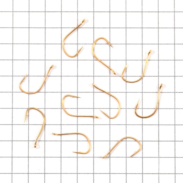 Крючок Owner Pin Hook gold №10 / 10 шт