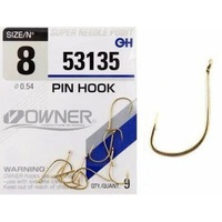 Крючок Owner Pin Hook gold №8 (9шт.)