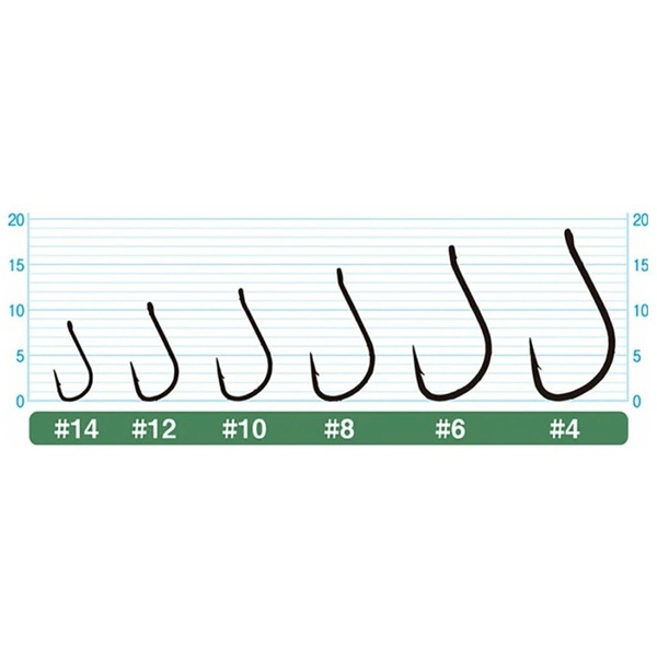 Крючок одинарный Owner Worm BH-Round BC №12/10 шт