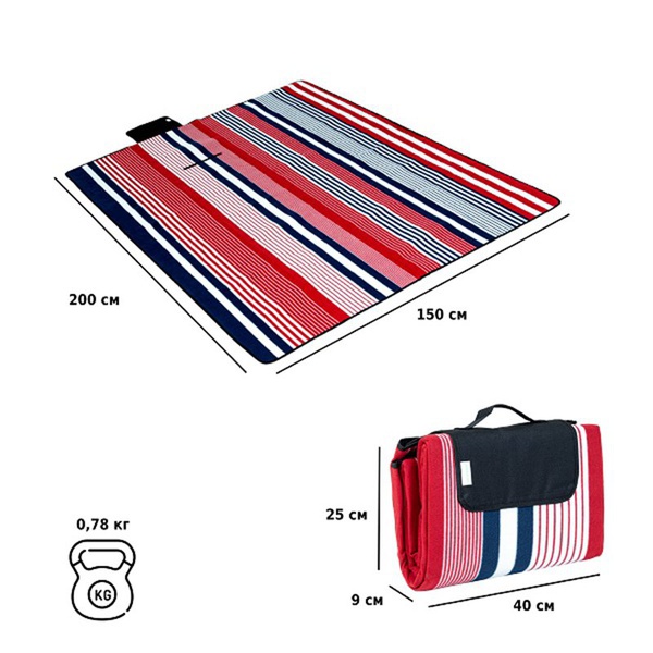 Коврик для пикника Green Glade Р9011