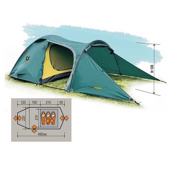 Палатка TauMANN Tramp 3