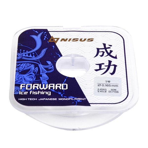 Леска Nisus Forward Ice Fishing Nylon Transparent (50 м) 0.074 мм