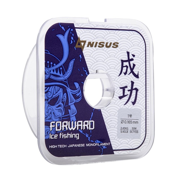 Леска Nisus Forward Ice Fishing Nylon Transparent (50 м) 0.286 мм