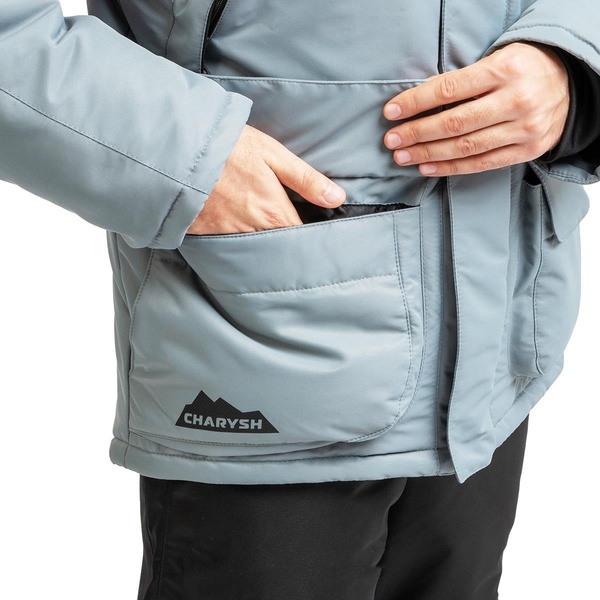 Костюм зимний Helios Чарыш Pro (мембрана 10/10) серый