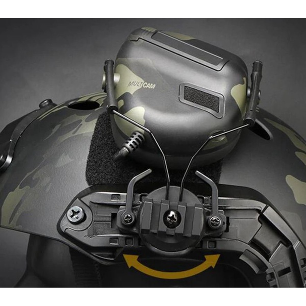 Крепление наушников на шлем Airsoftopt HL-ACC-43-BK