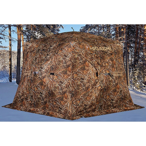 Палатка для зимней рыбалки Higashi Camo Chum Hot DC