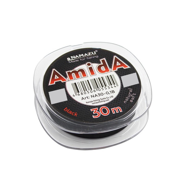 Леска Namazu Amida (угольно-черный, 30 м) (10 шт./уп.) d-0,18 мм