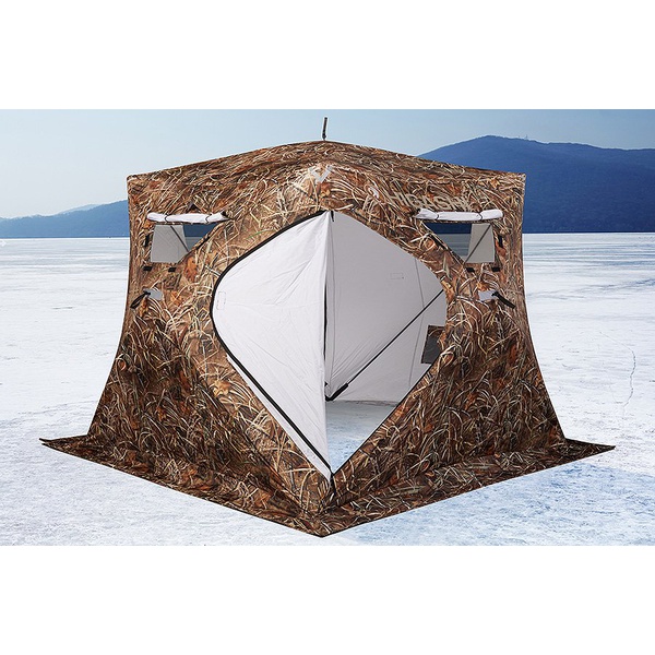 Палатка для зимней рыбалки Higashi Camo Pyramid Hot DC
