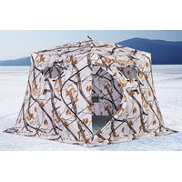 Палатка для зимней рыбалки Higashi Winter Camo Chum Hot