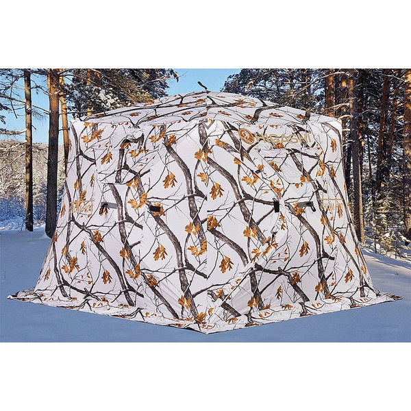 Палатка для зимней рыбалки Higashi Winter Camo Chum Hot