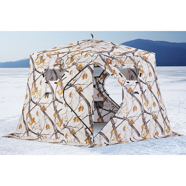 Палатка для зимней рыбалки Higashi Winter Camo Chum Pro