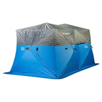 Накидка на половину палатки Higashi Double Pyramid Half tent rain cover grey