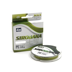 Шнур плетёный Shii Saido Sirobana 4X (оливковый,150м) d-0,370 мм
