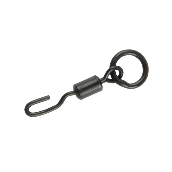 Вертлюг Волжанка с кольцом и быстросъемом для крючка Volzhanka Spinner Swivel # 11 (10шт/уп)