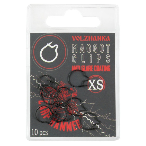 Клипса для опарыша Волжанка Maggot Clips (10шт/уп) XS