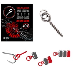 Саморез с кольцом Волжанка Bait Screw (10шт/уп) 8 мм