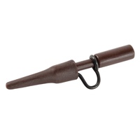 Клипса безопасная + конус Волжанка Distance Lead Clips with Tail Rubber (8шт/уп, усиленная) Brown