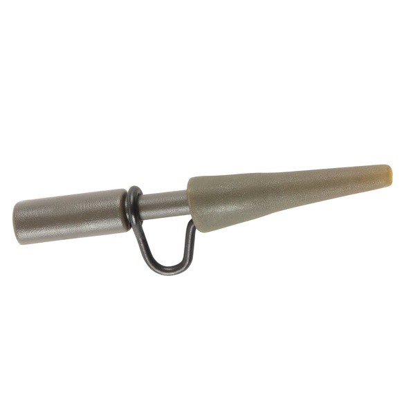 Клипса безопасная + конус Волжанка Distance Lead Clips with Tail Rubber (8шт/уп, усиленная) Green