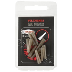 Конус Волжанка Tail Rubbers (10шт/уп) Trans Brown