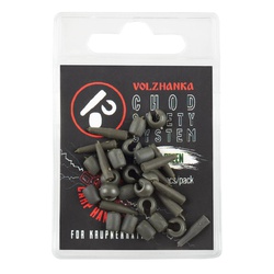 Набор для Чод Риг Волжанка Chod Safety System (10 × 3 шт/уп) Dark Green