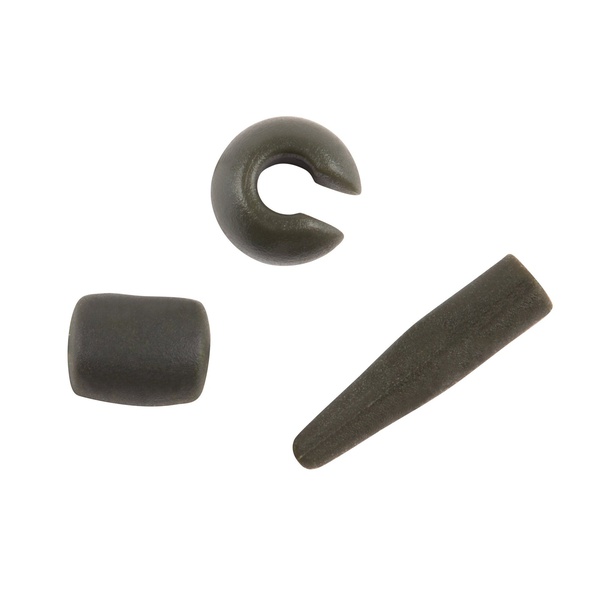 Набор для Чод Риг Волжанка Chod Safety System (10 × 3 шт/уп) Dark Green