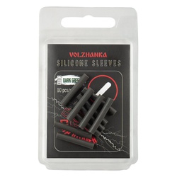 Трубочка силиконовая Волжанка Silicone Sleeves 3 мм (10шт/уп) Dark Green
