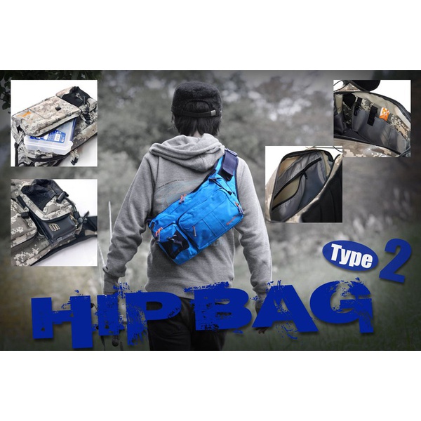 Сумка-рюкзак Geecrack Hip Bag Type-2 dejicamo-gray