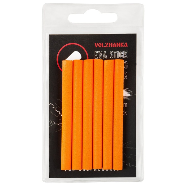EVA для Зиг Риг Волжанка Eva Stick for Zig Aligner 6 мм × 70 мм (6 шт/уп) Orange