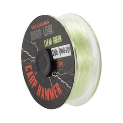 Материал поводочный Волжанка Chod Line (20м, Clear Green) 15 LB